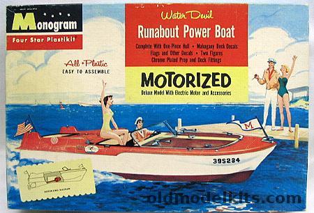 Monogram 1/24 Water Devil Runabout Power Boat, PB217M-298 plastic model kit